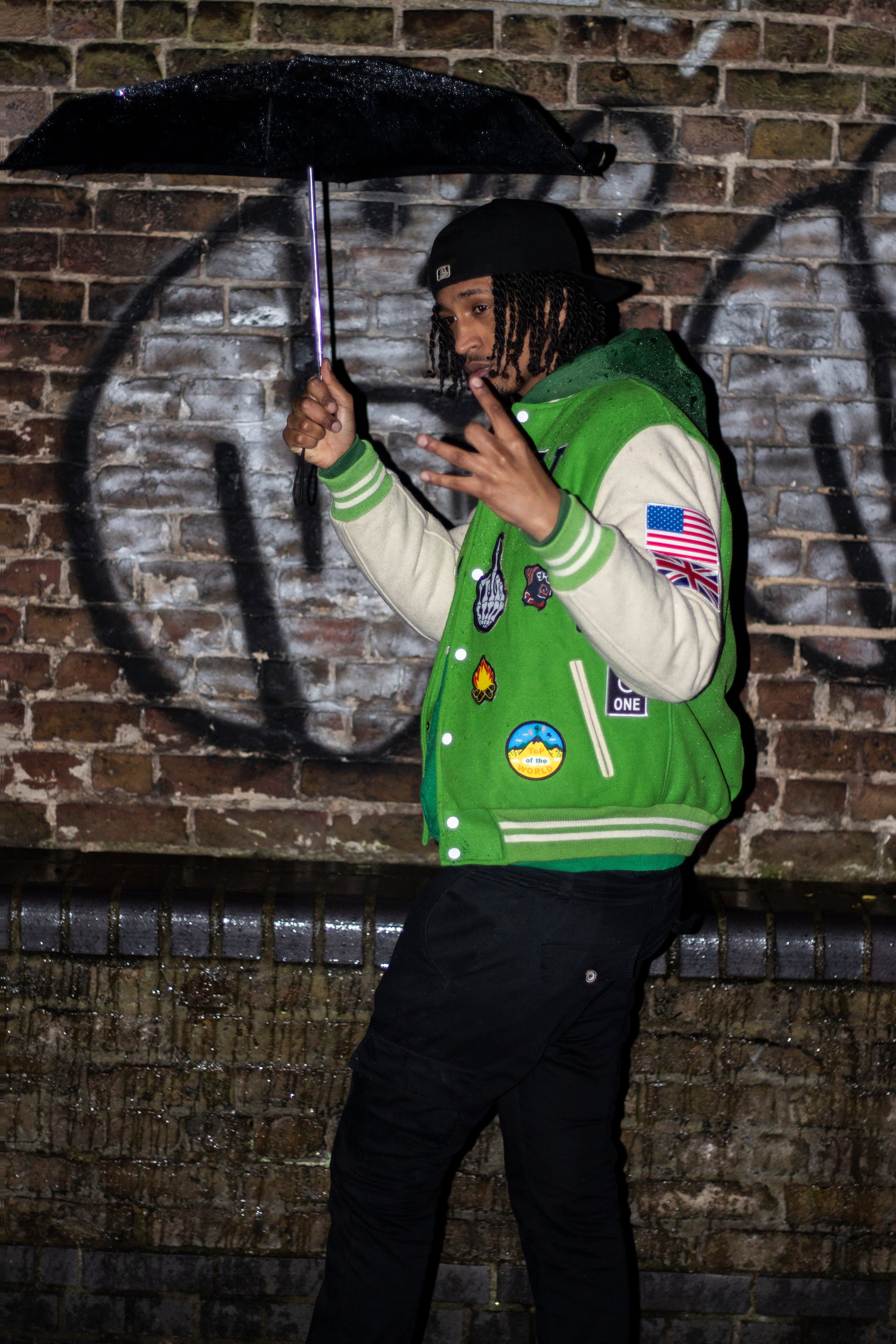 Embroidery Patch Varsity Jacket