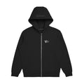 V-Logo Zip-up Hoodie - Black