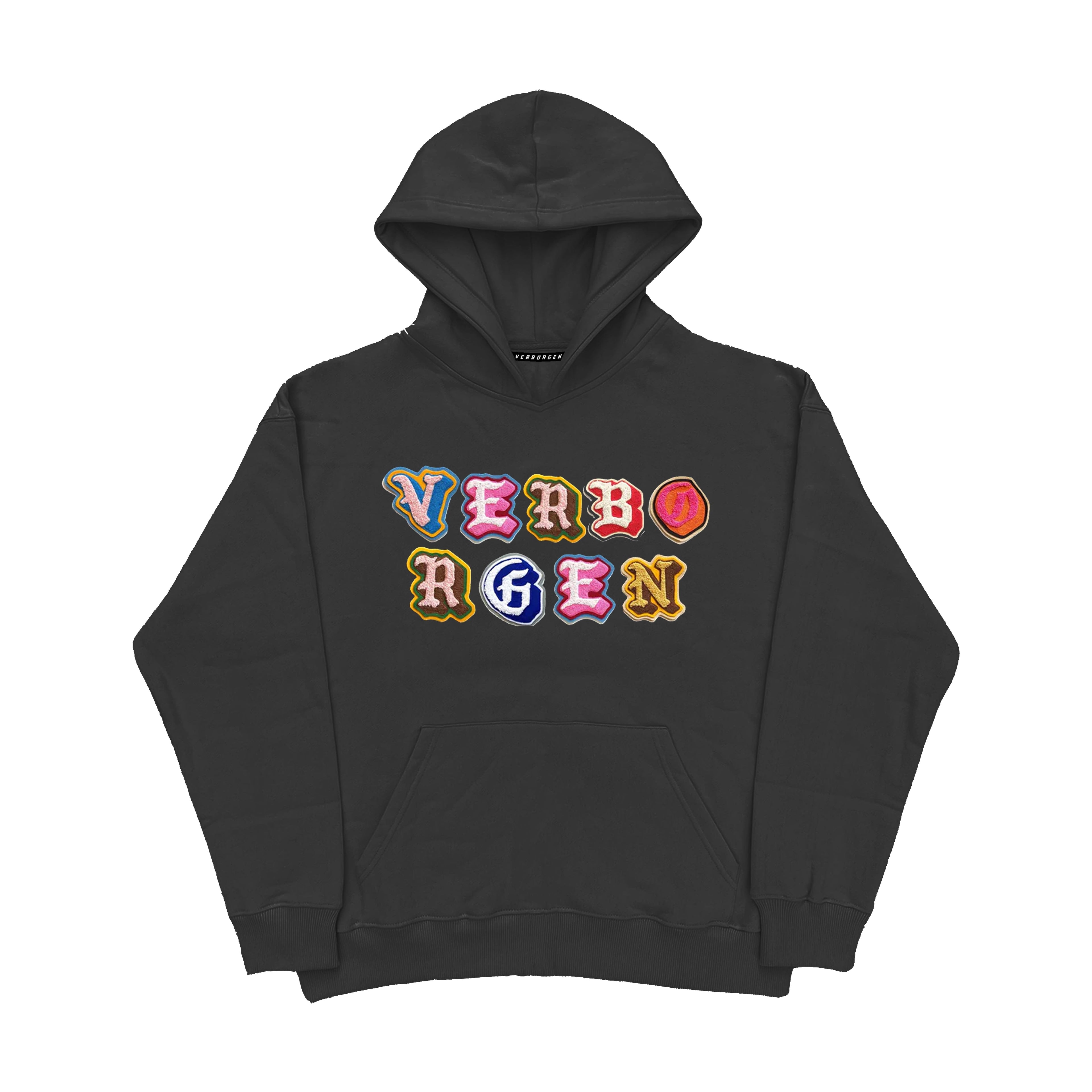Chenille Hoodie - Black