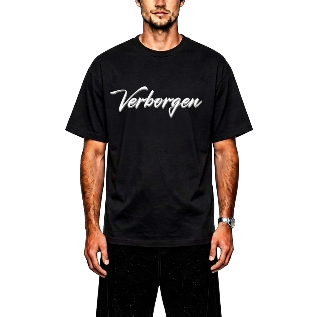 Script 3D Logo T-shirt - BLACK
