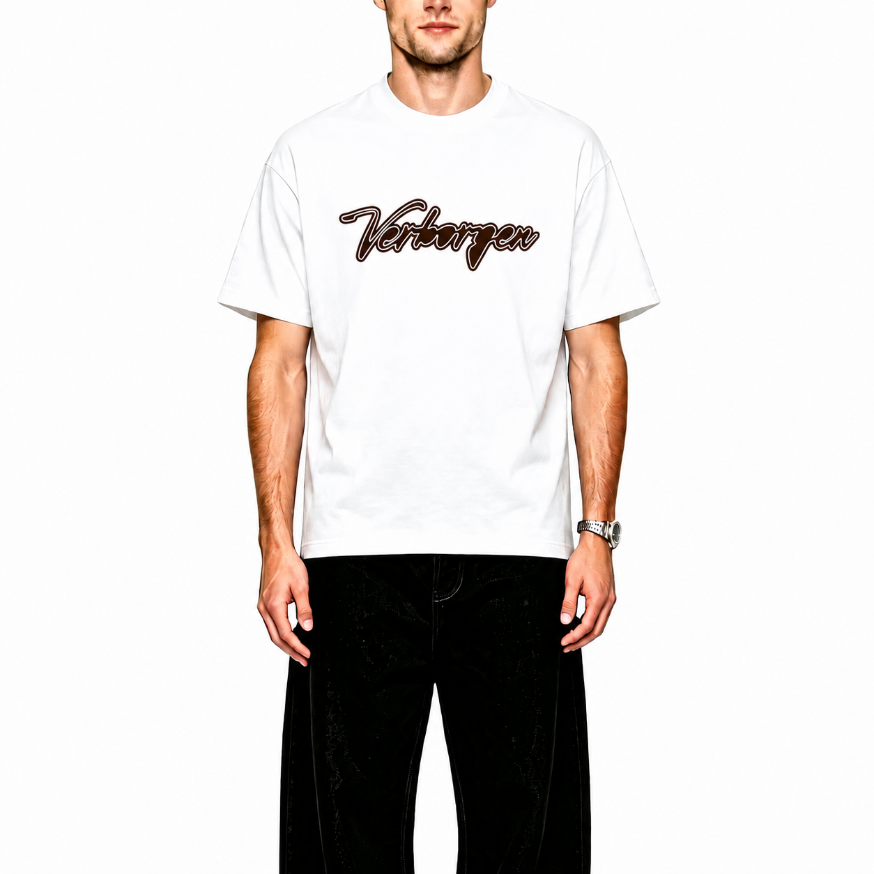 Censored Script T-Shirt - White