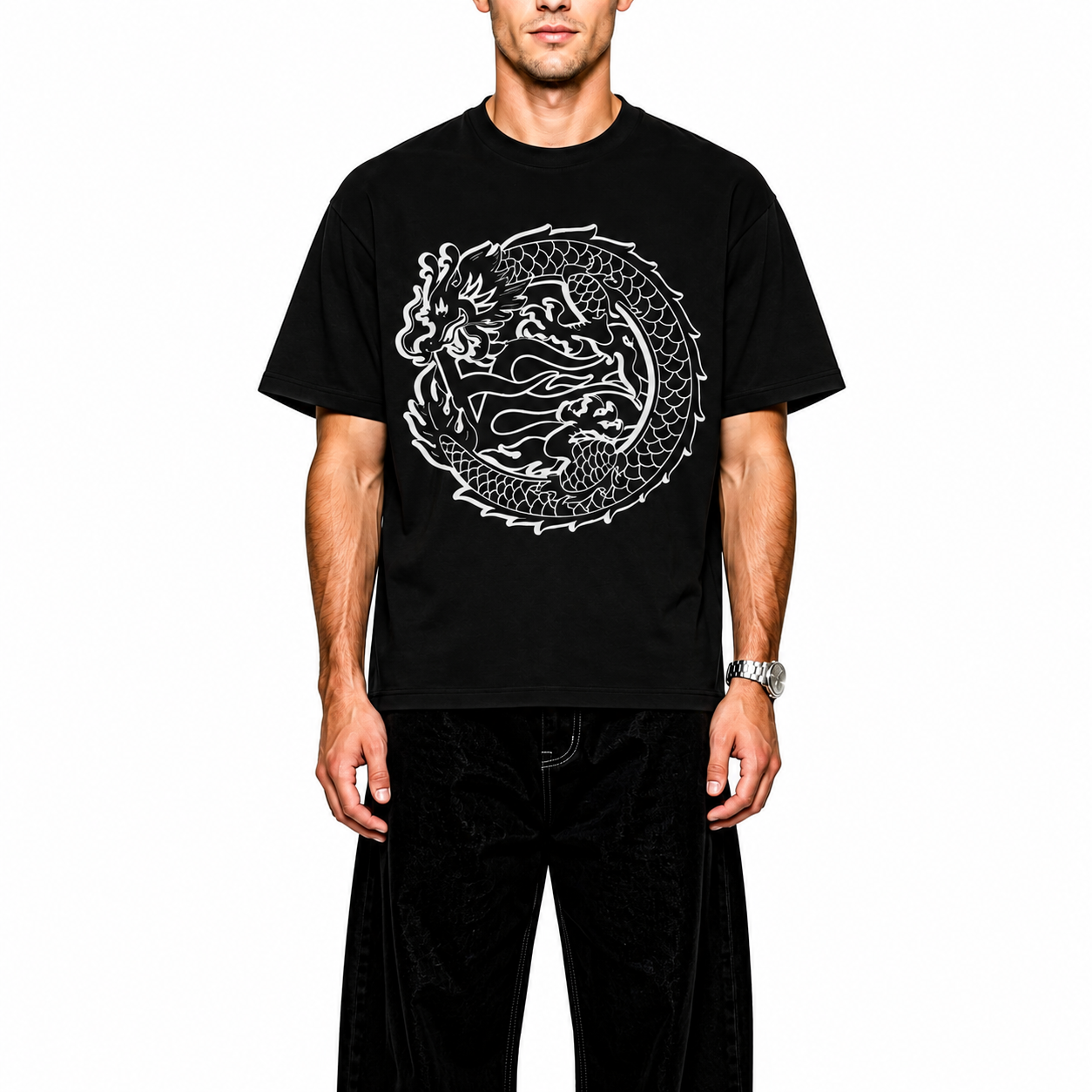 CNY Dragon T-Shirt - Black