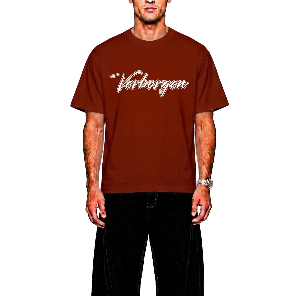 Funk Script T-Shirt - Red