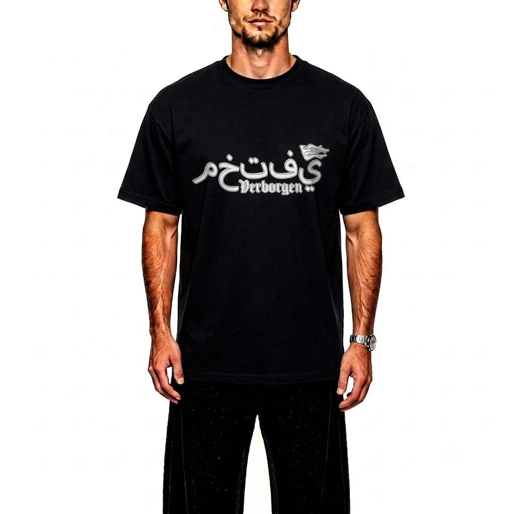Grayscale T-shirt - BLACK