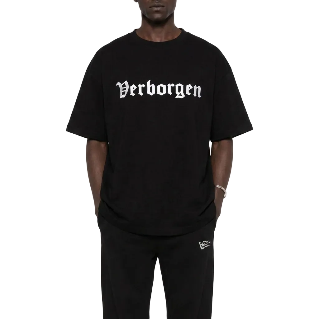 Embroidery Classic T-Shirt - Black