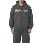 "Classic" Embroidery V3 Zip-Up - Grey