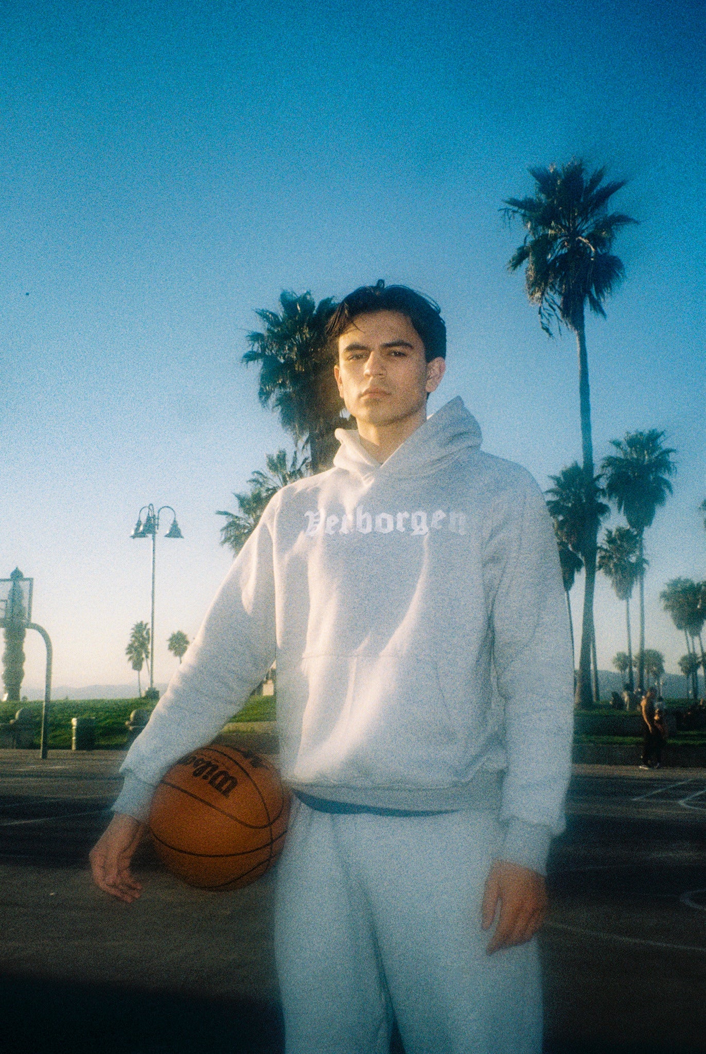 Classic "Embroidery" Hoodie - Grey