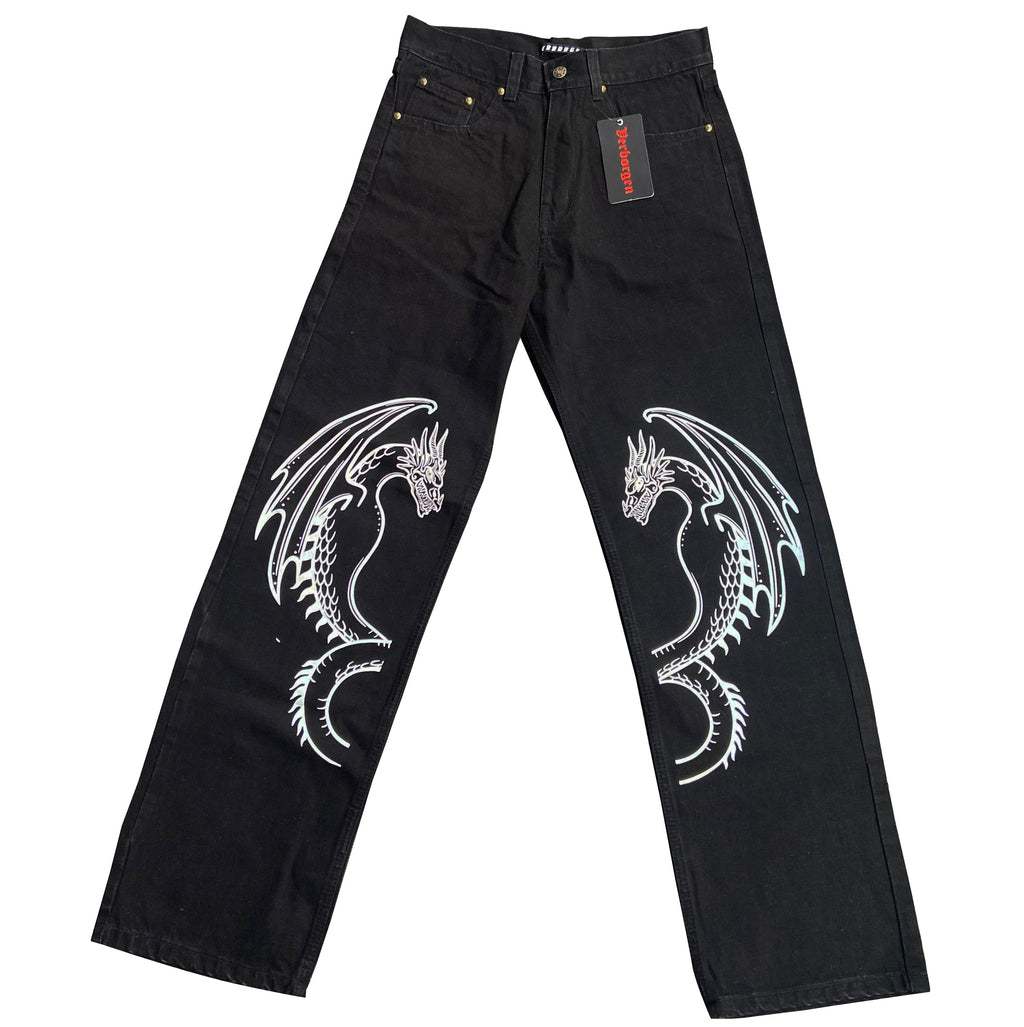 Jeans Dragon - Noir
