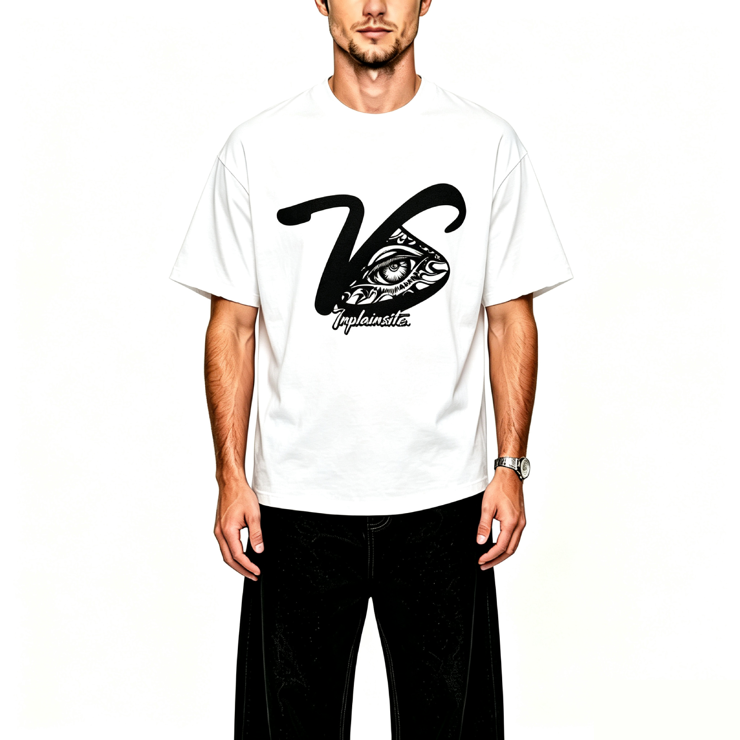 V-Eyes T-Shirt - White