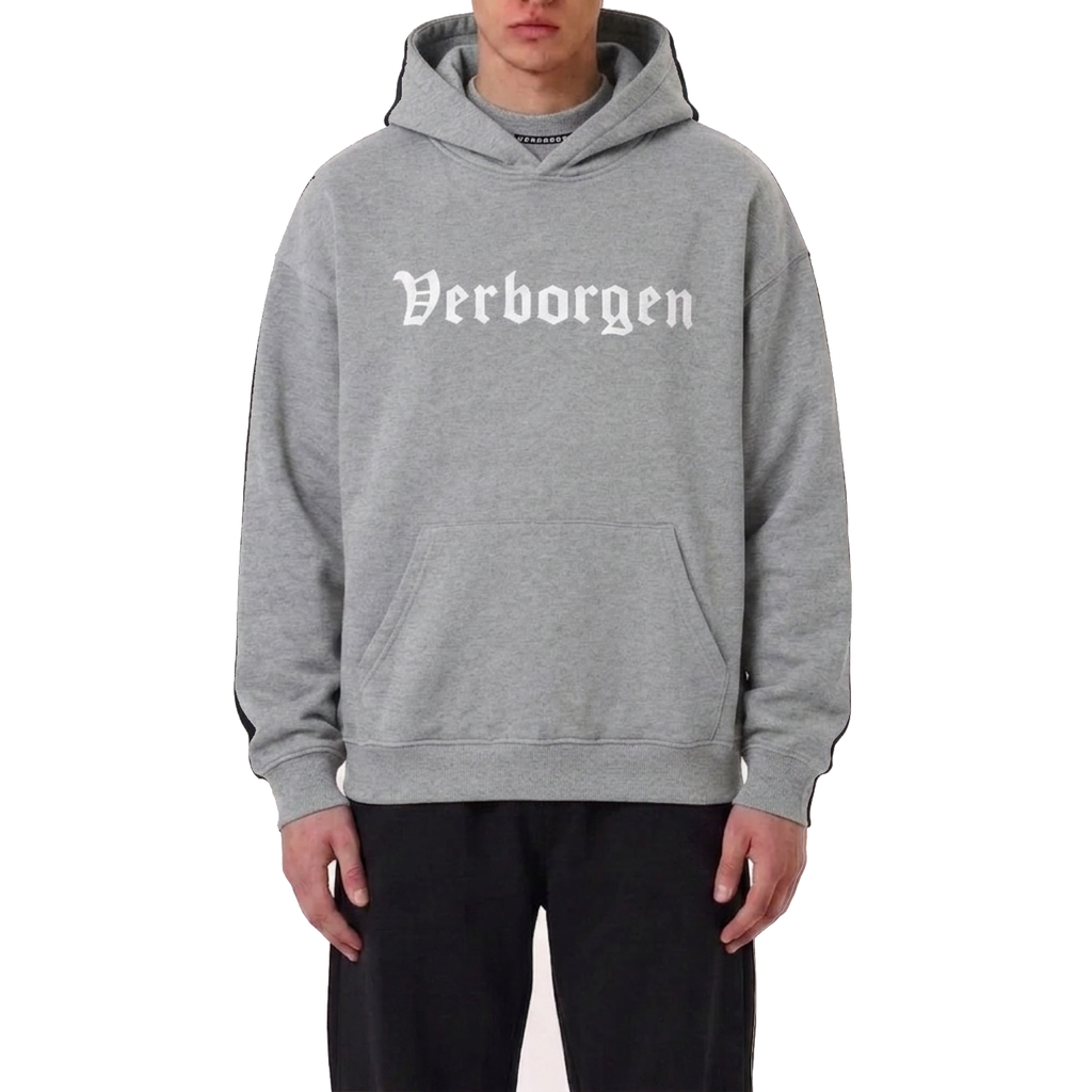 Classic "Embroidery" Hoodie - Grey