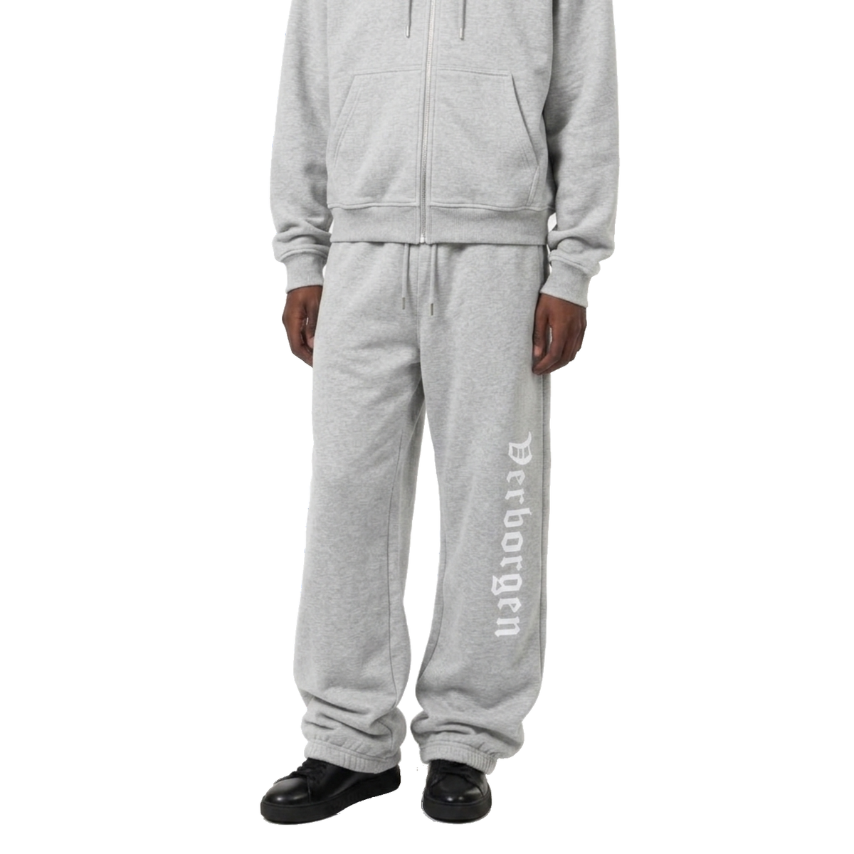 Pantalon de jogging classique "Broderie" - Gris