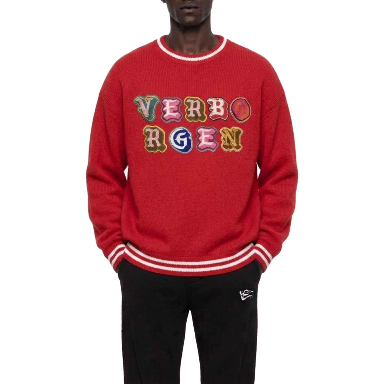 Chenille Sweatshirt - Red