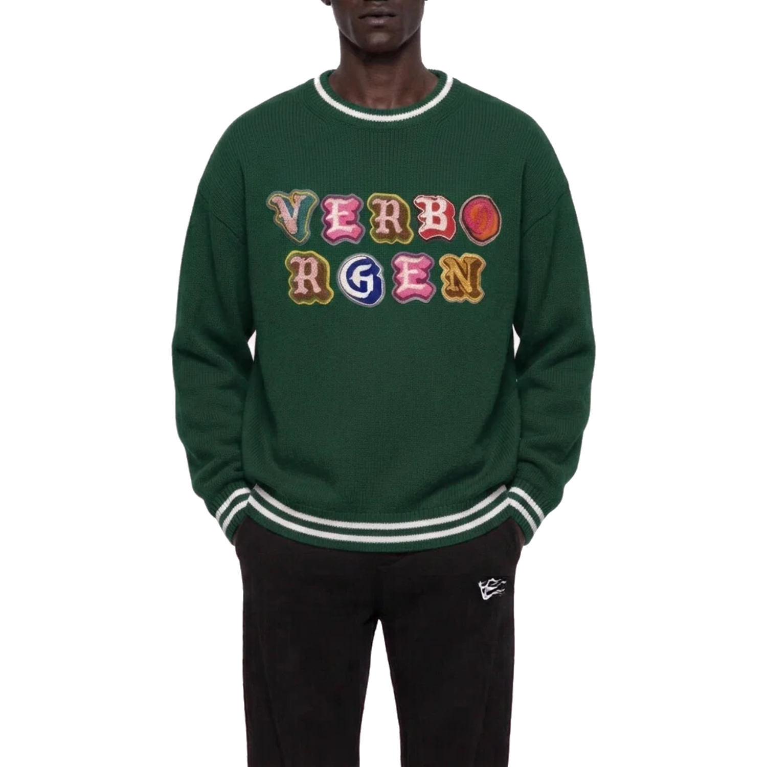 Chenille Logo Sweatshirt - Green