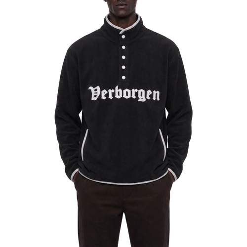 Button up 1/4 Zip Up - Navy/White