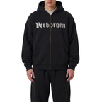 "Classic" Embroidery V3 Zip-Up — Black
