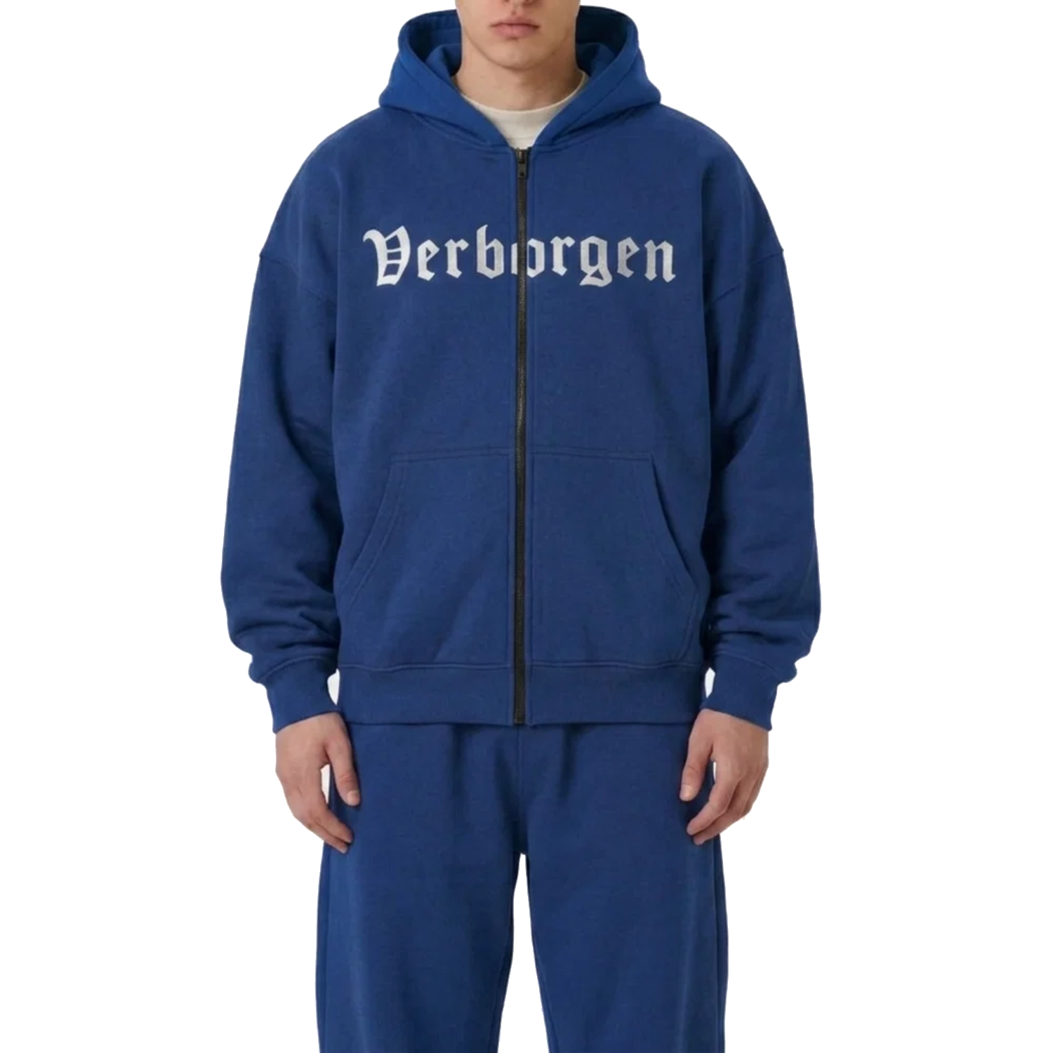 "Classic" Embroidery V3 Zip-Up - Blue