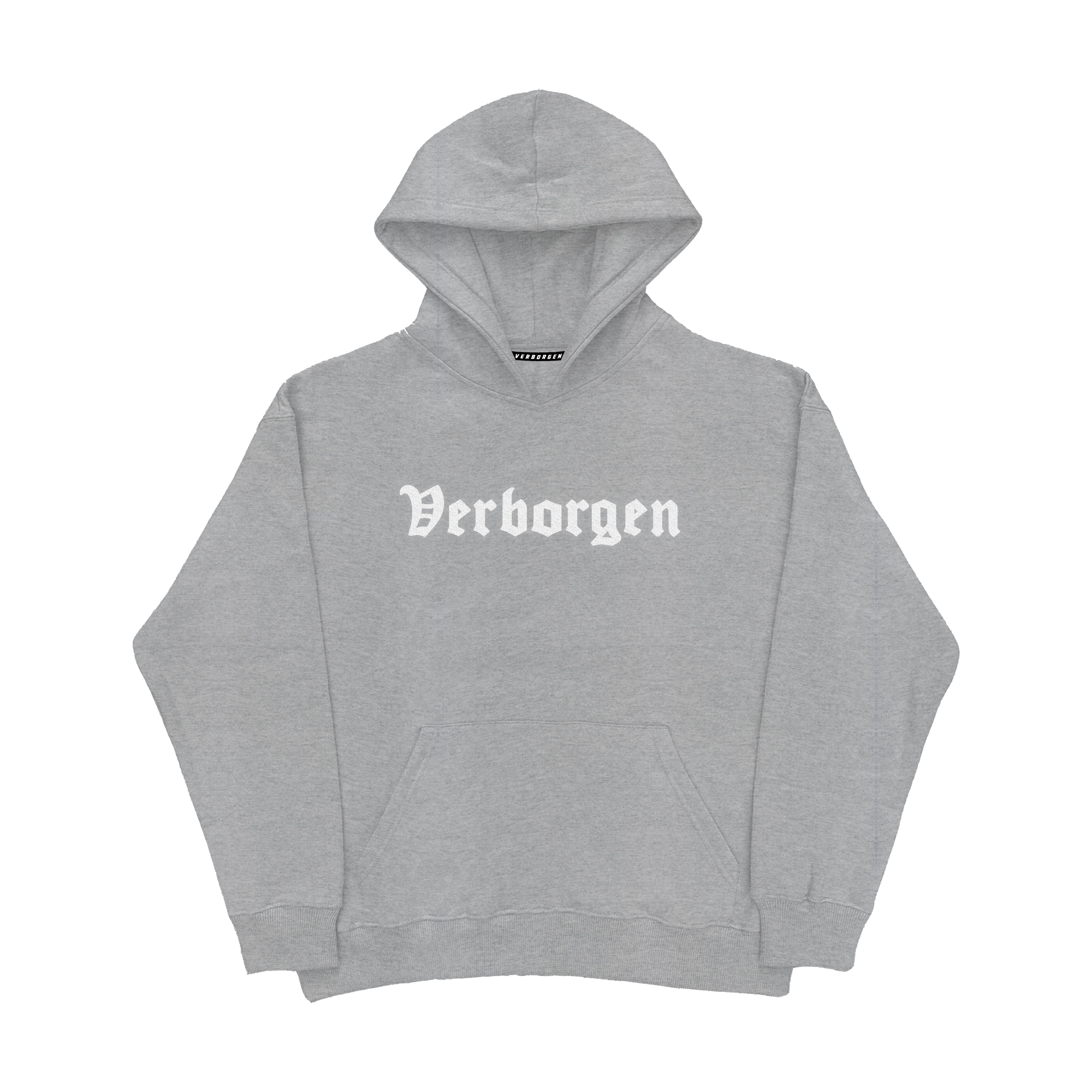 Classic "Embroidery" Hoodie - Grey