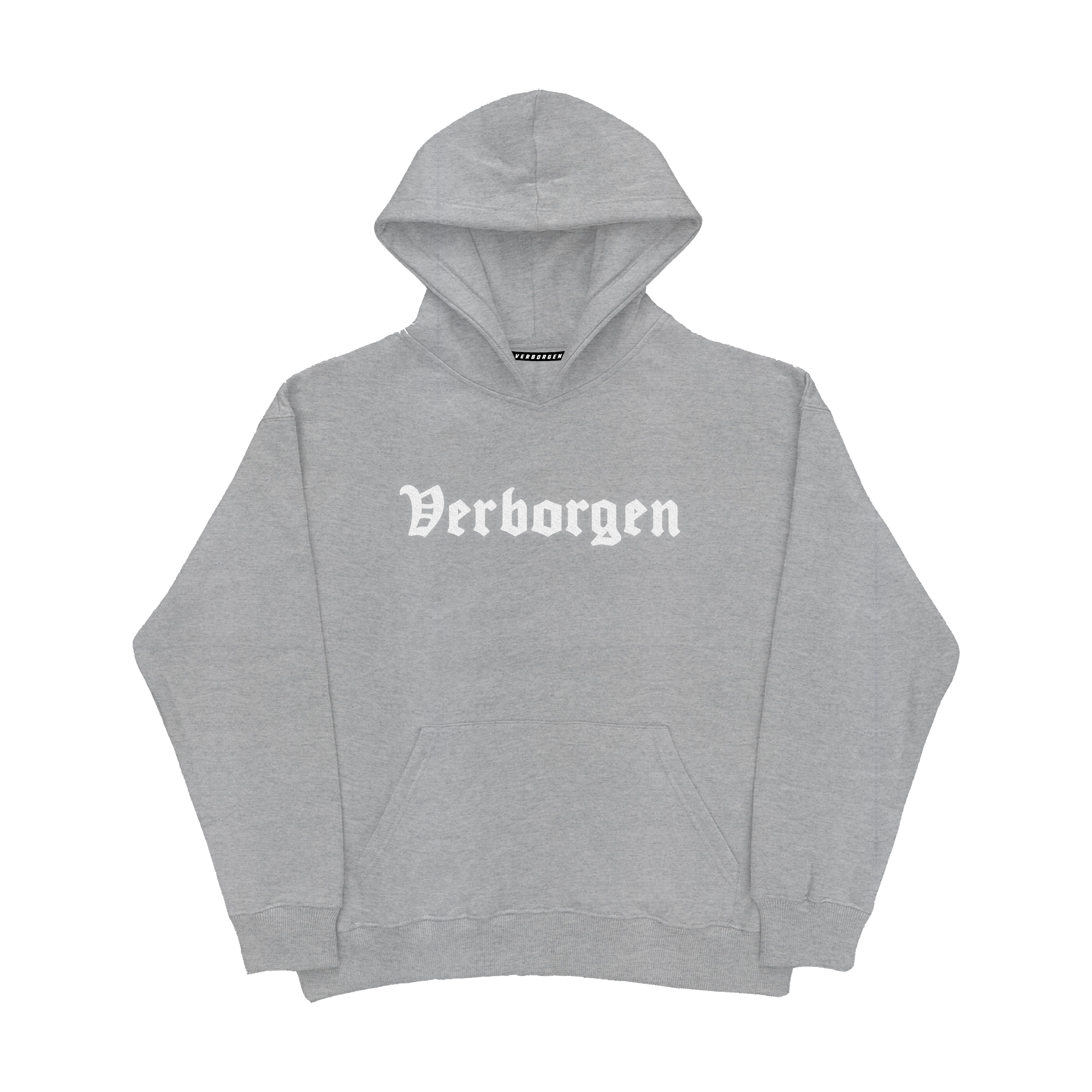 Classic "Embroidery" Hoodie - Grey