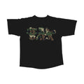 Graffiti Camo T-Shirt - BLACK