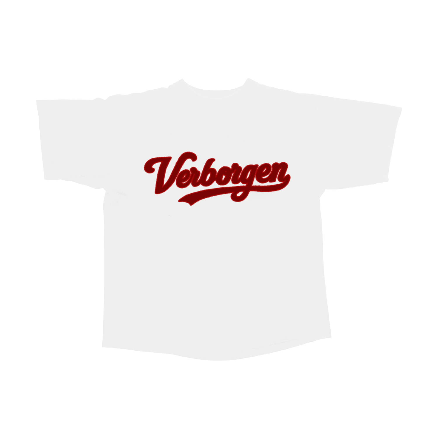 Script Logo "Burgandy" T-Shirt - White