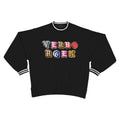 Chennille Embroidery Logo Sweatshirt - Black